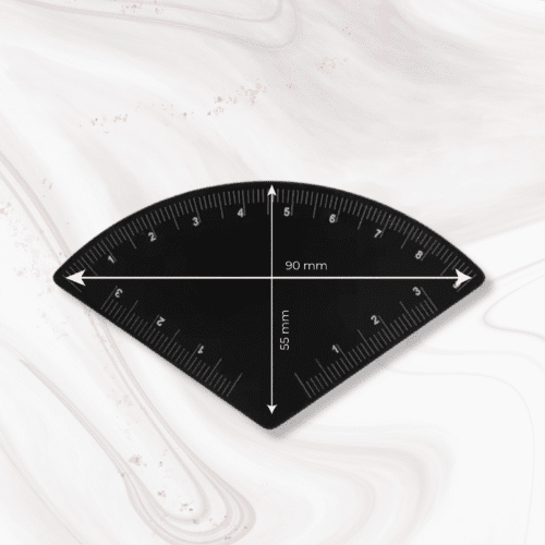 Trasportador para diseño de cejas