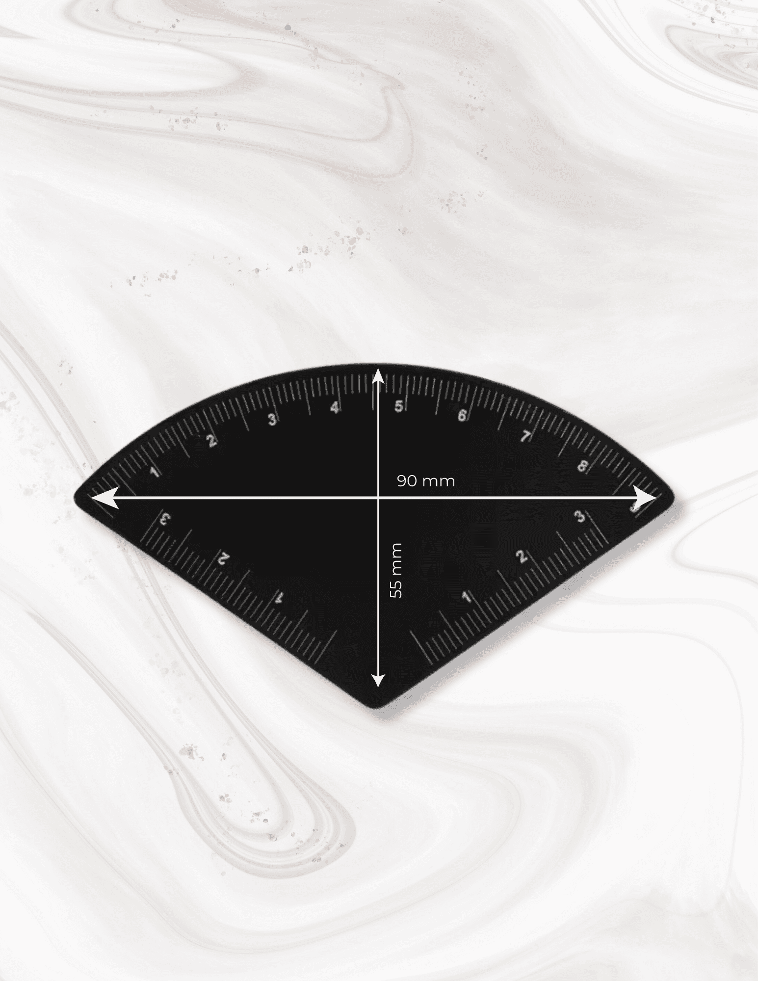 Trasportador para diseño de cejas