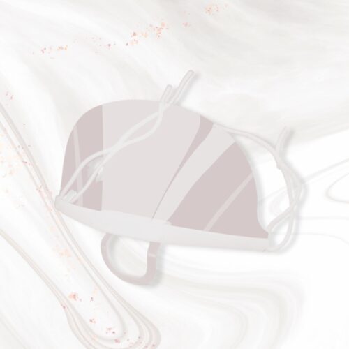 Cubre bocas de plástico