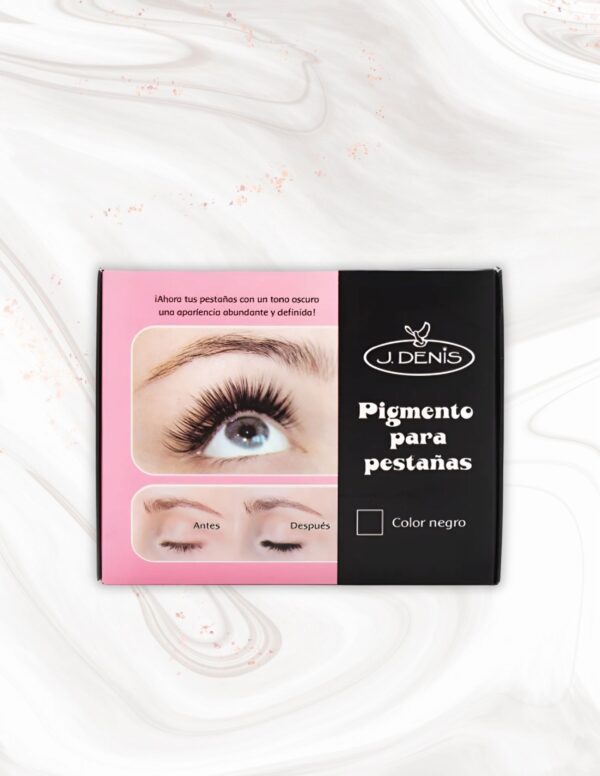imágenes productos (87) Pigmento Negro para Pestañas J. Denis– Kit Profesional